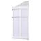 Nuvo LED Cage Lantern Fixture, White Finish with White Linen Acrylic 62/1396 - alternate 5